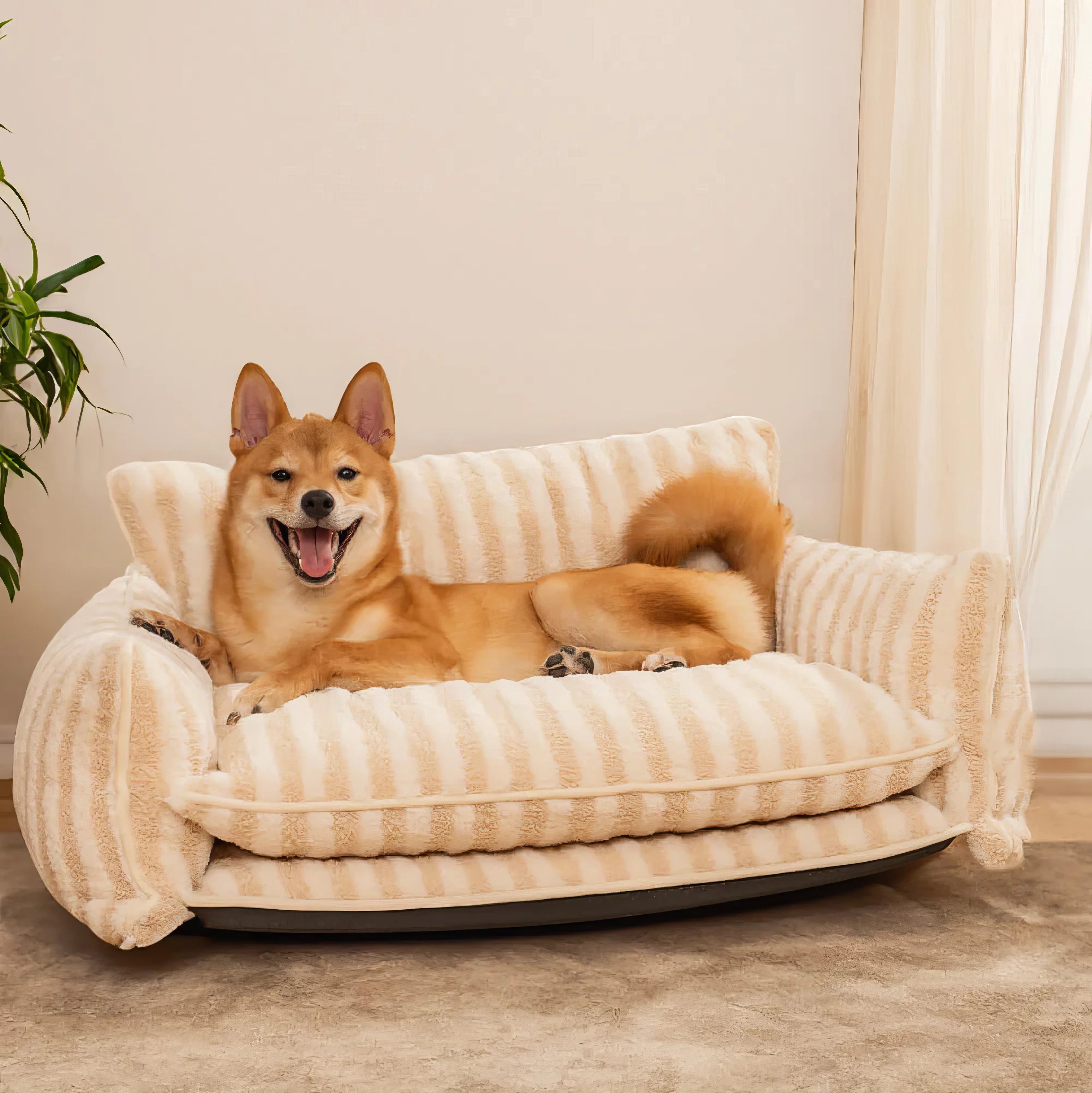 Trendy Striped Bed