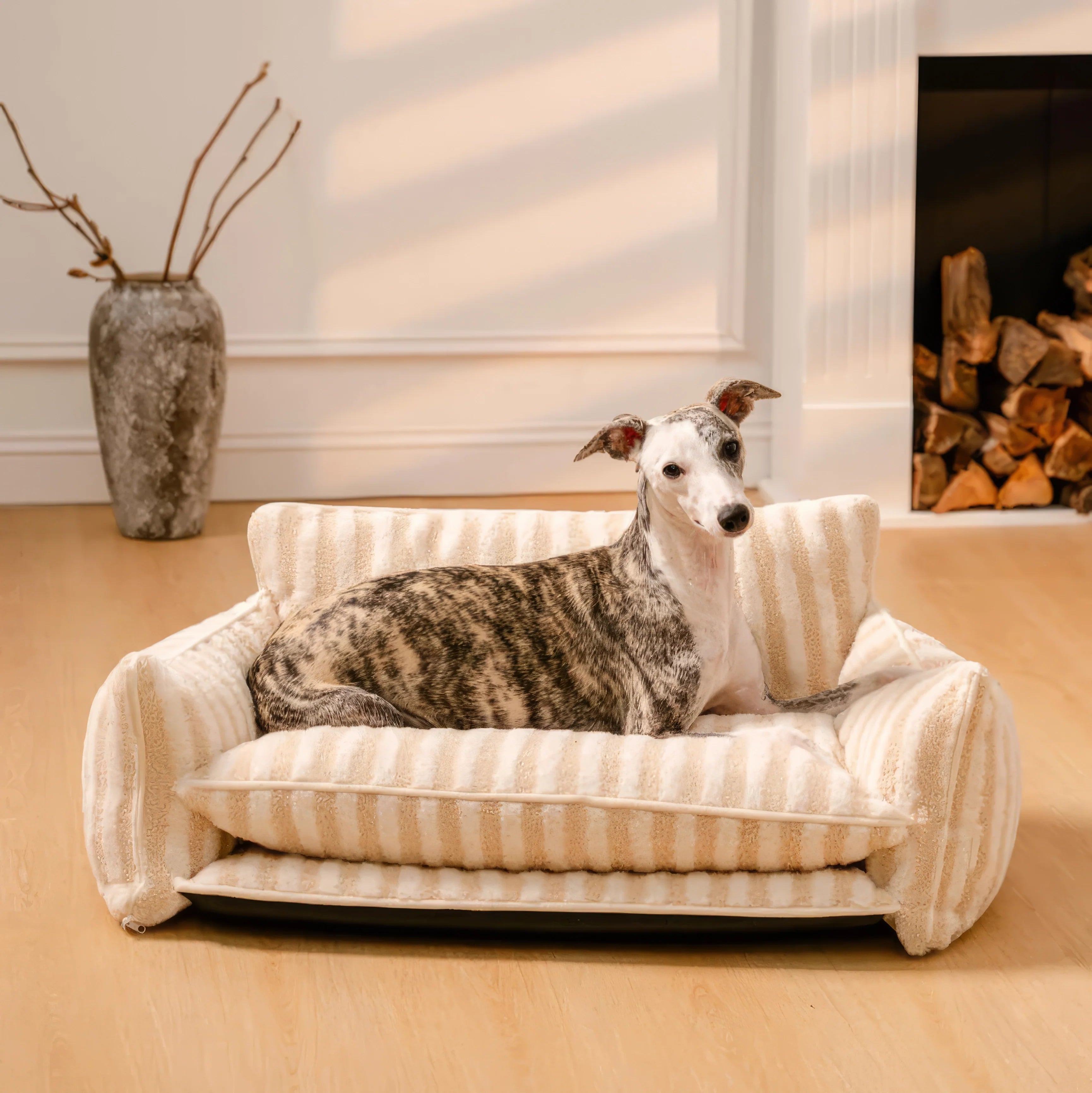 Trendy Striped Bed