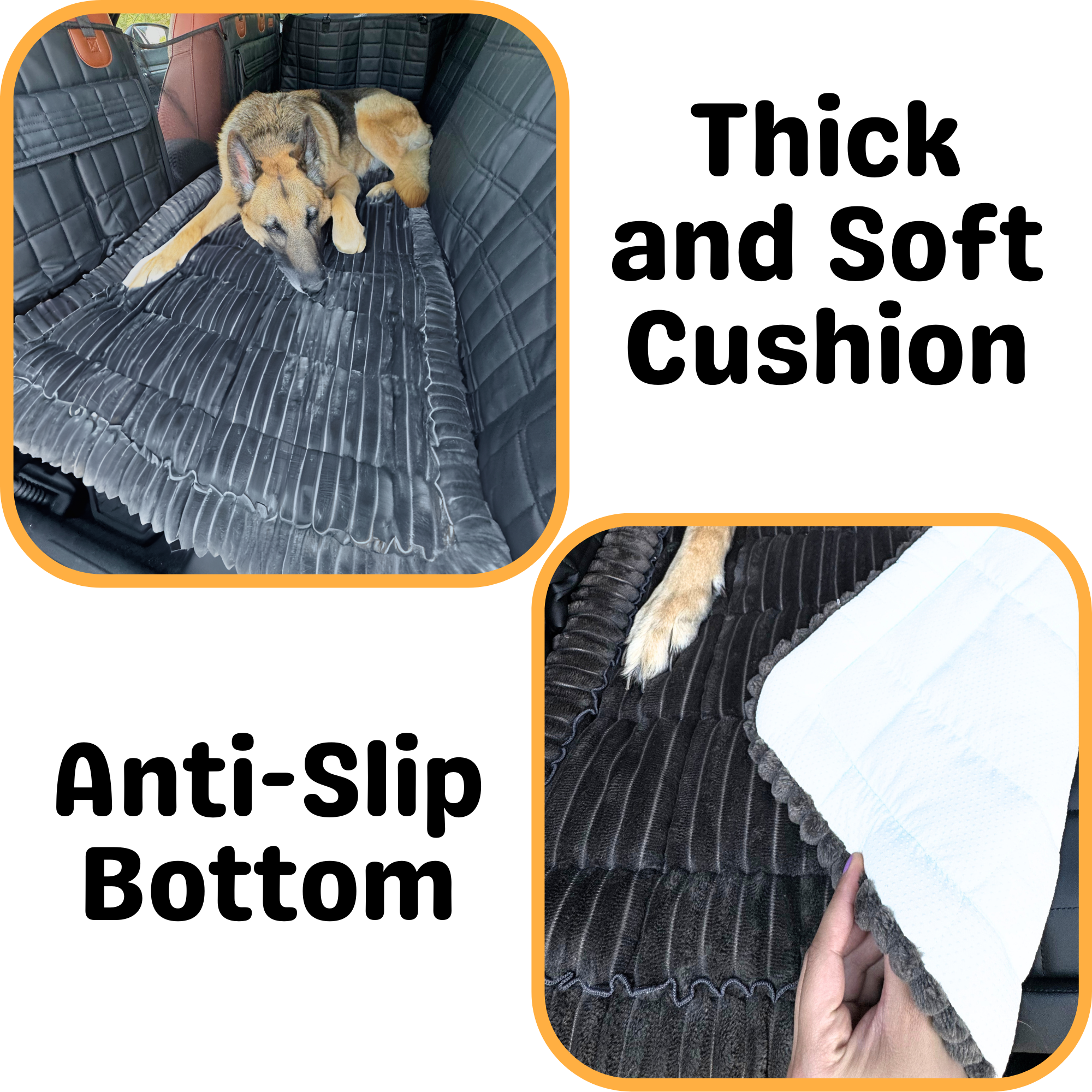 Deluxe Dog Bed - For The Backseat Extender