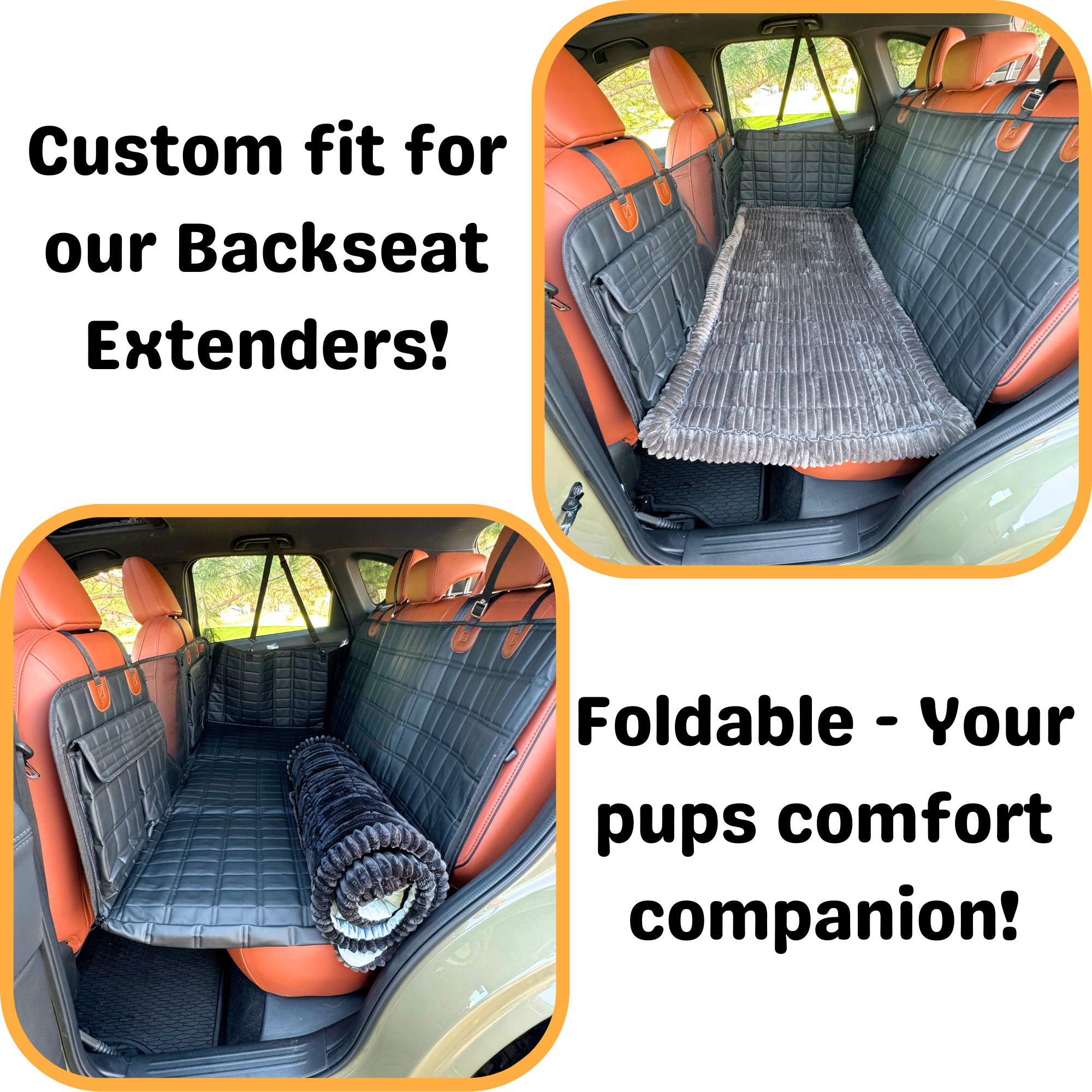 Deluxe Dog Bed - For The Backseat Extender