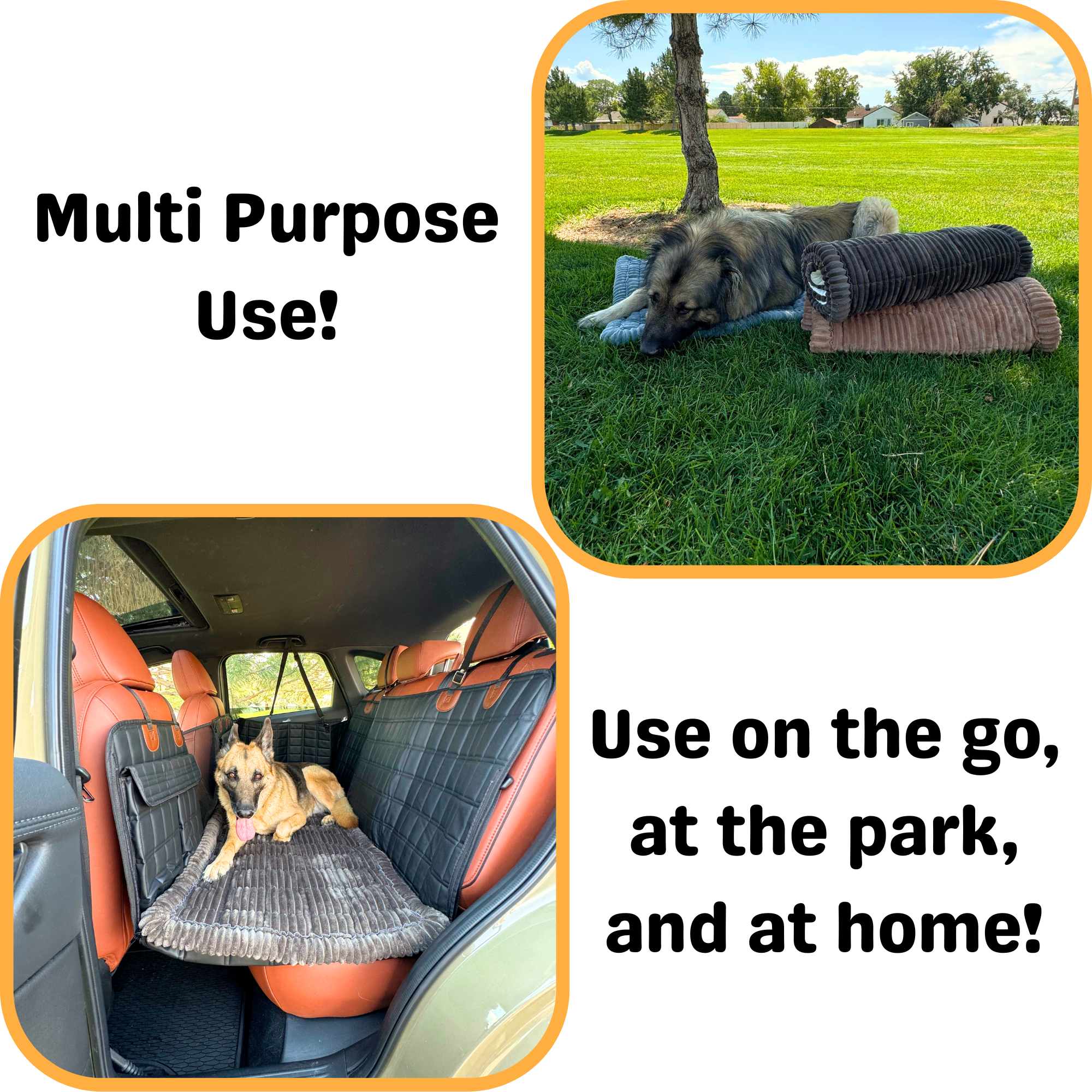 Deluxe Dog Bed - For The Backseat Extender