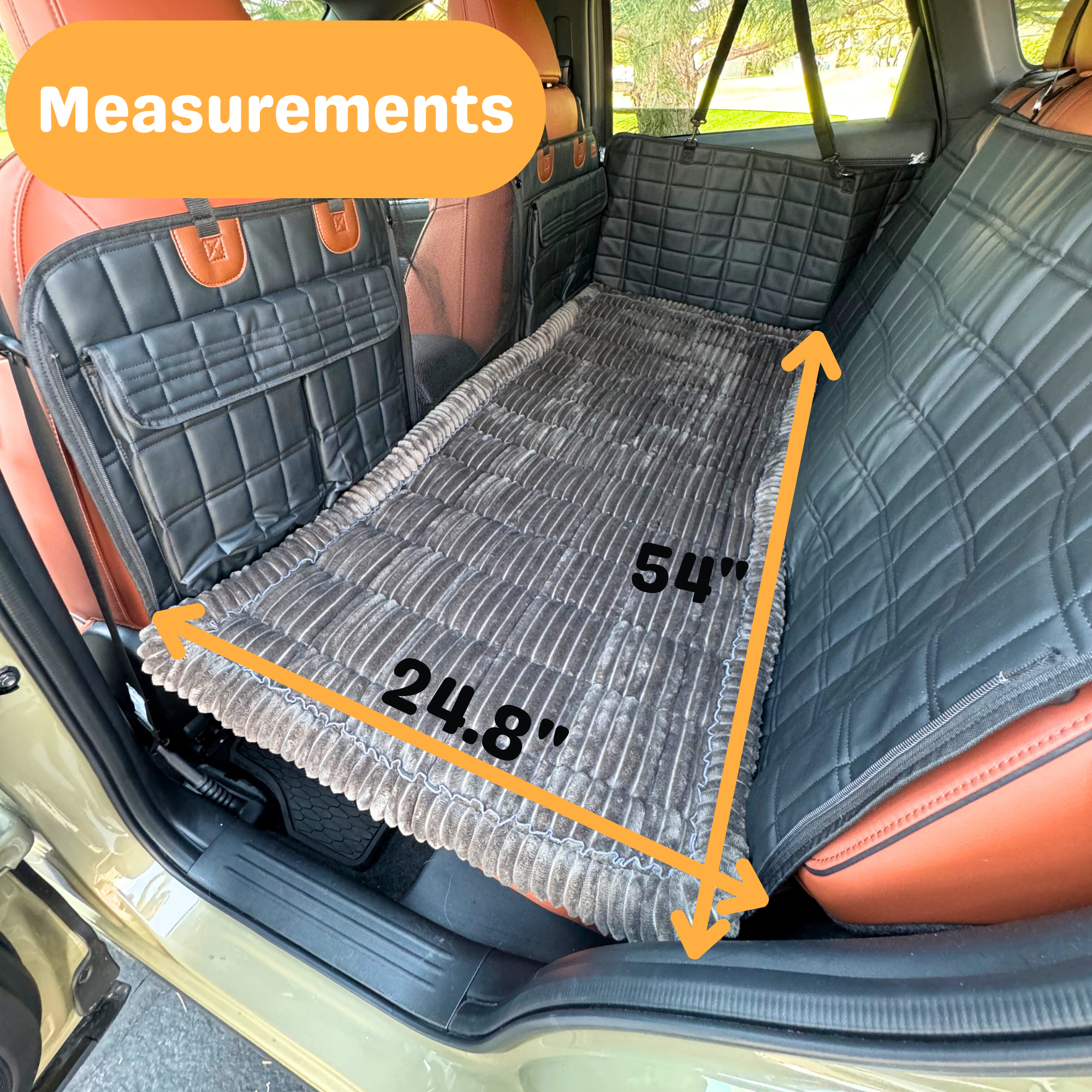Deluxe Dog Bed - For The Backseat Extender