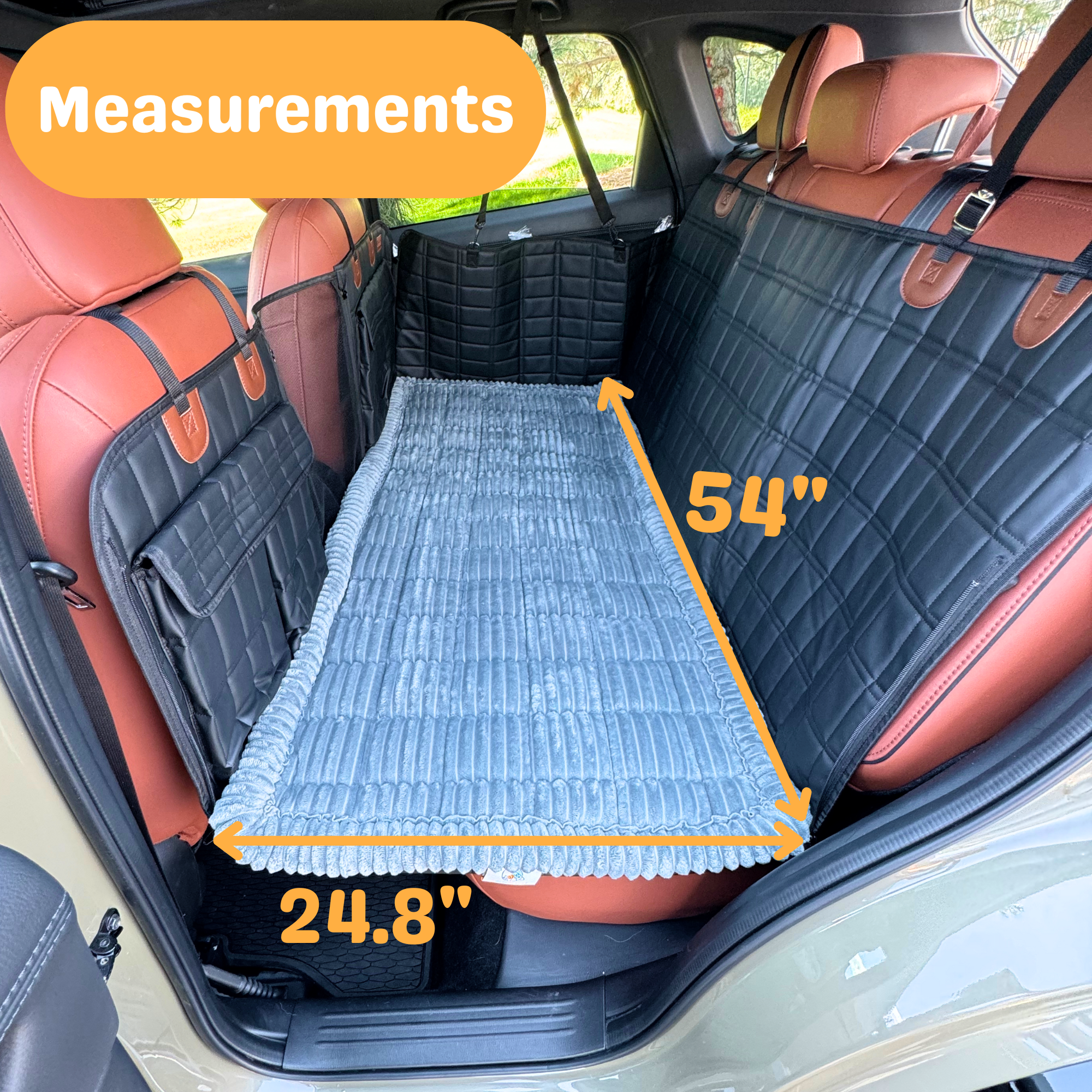 Deluxe Dog Bed - For The Backseat Extender