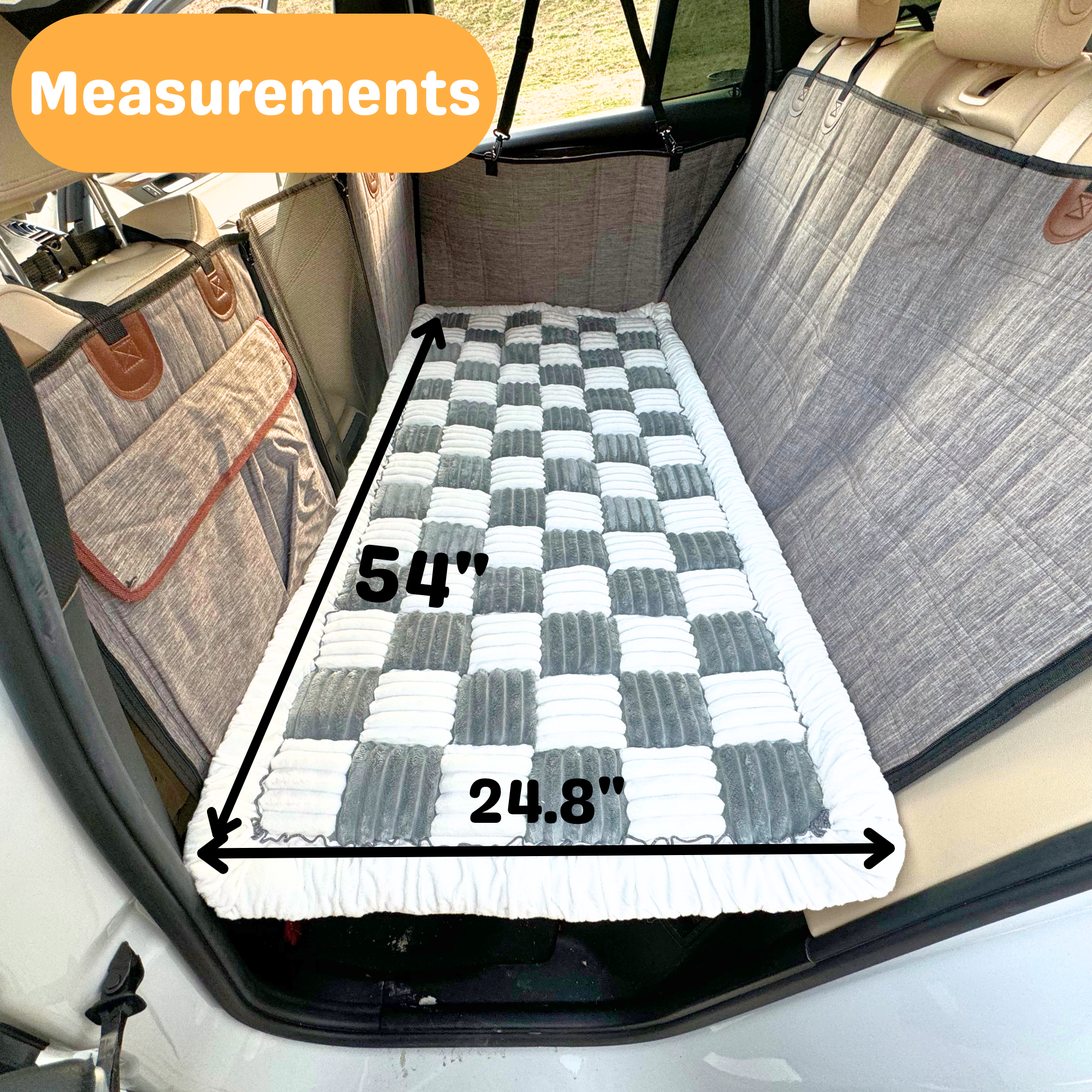 Deluxe Dog Bed - For The Backseat Extender
