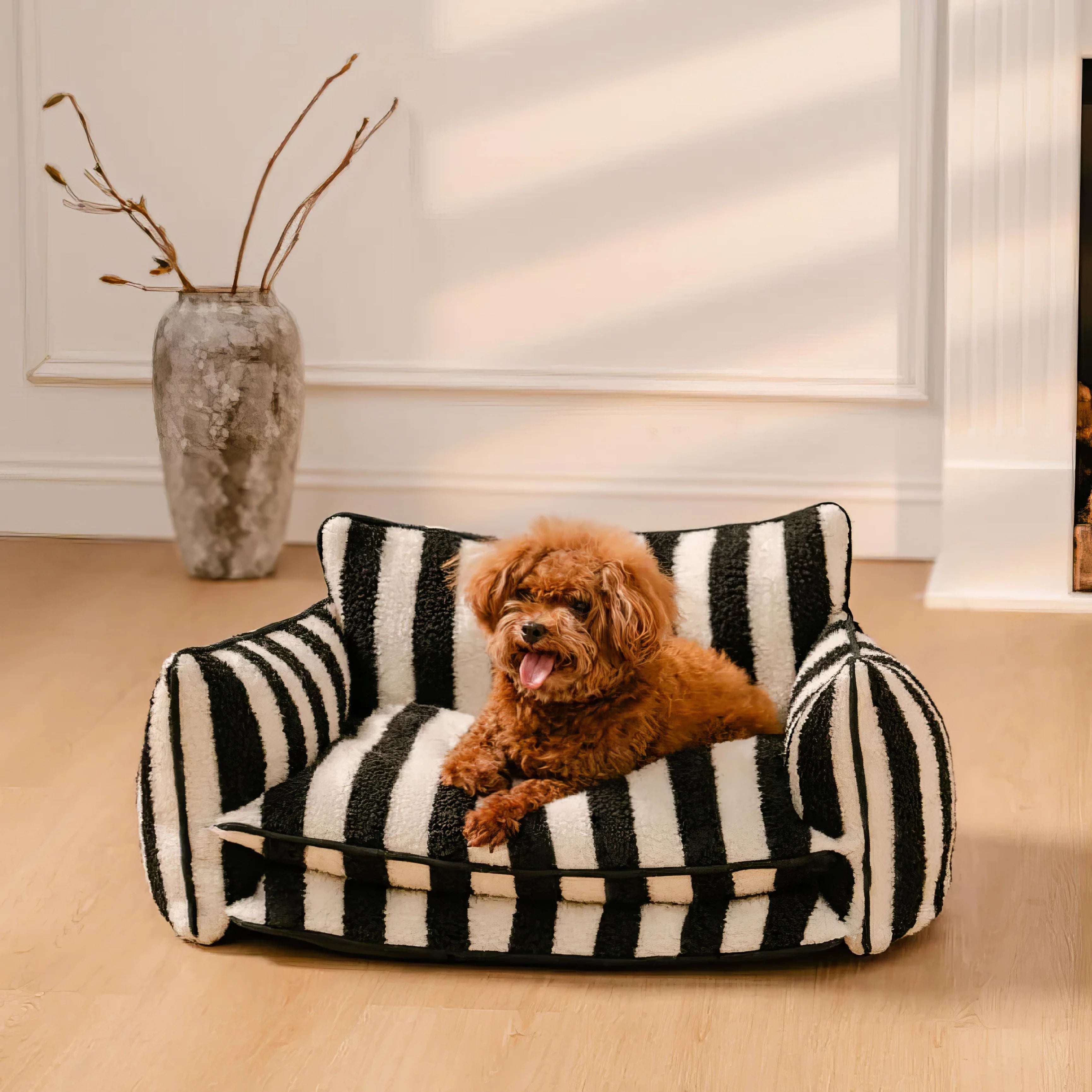 Trendy Striped Bed
