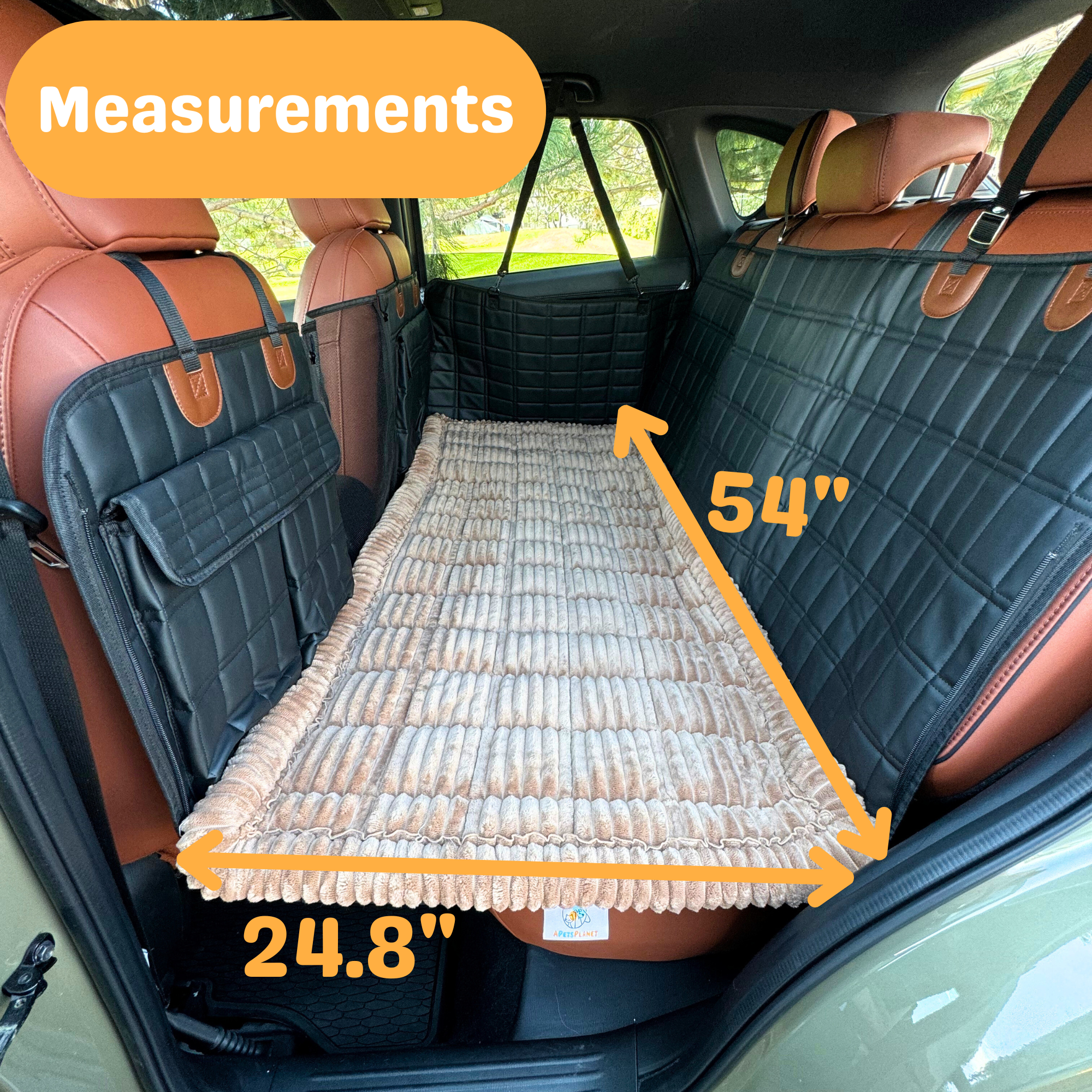Deluxe Dog Bed - For The Backseat Extender