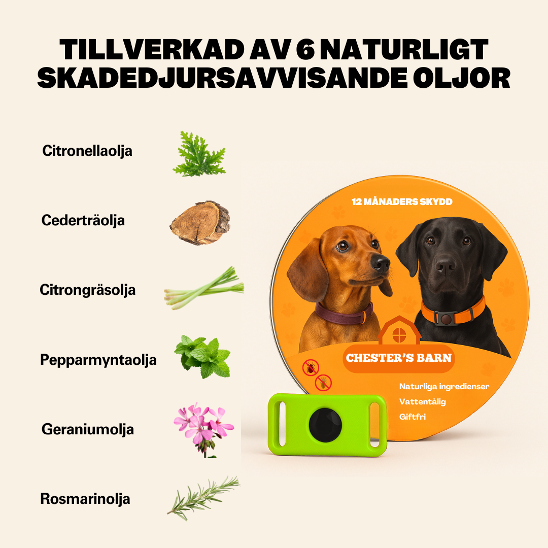 Chester's Shield™ 12 månader lopp- och fästingfri